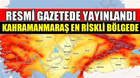 kahramanmaraş deprem haritası
